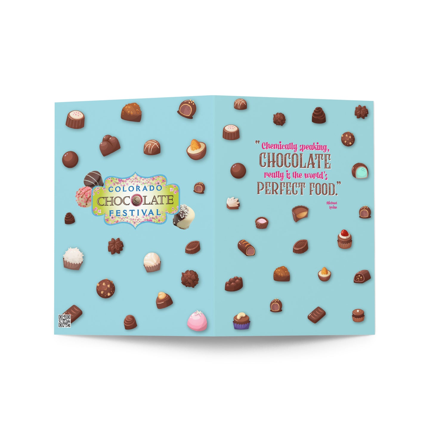 Chocolate is the Perfect Food Greeting card