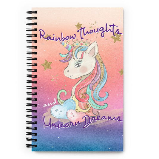 Unicorn Dreams Spiral Notebook