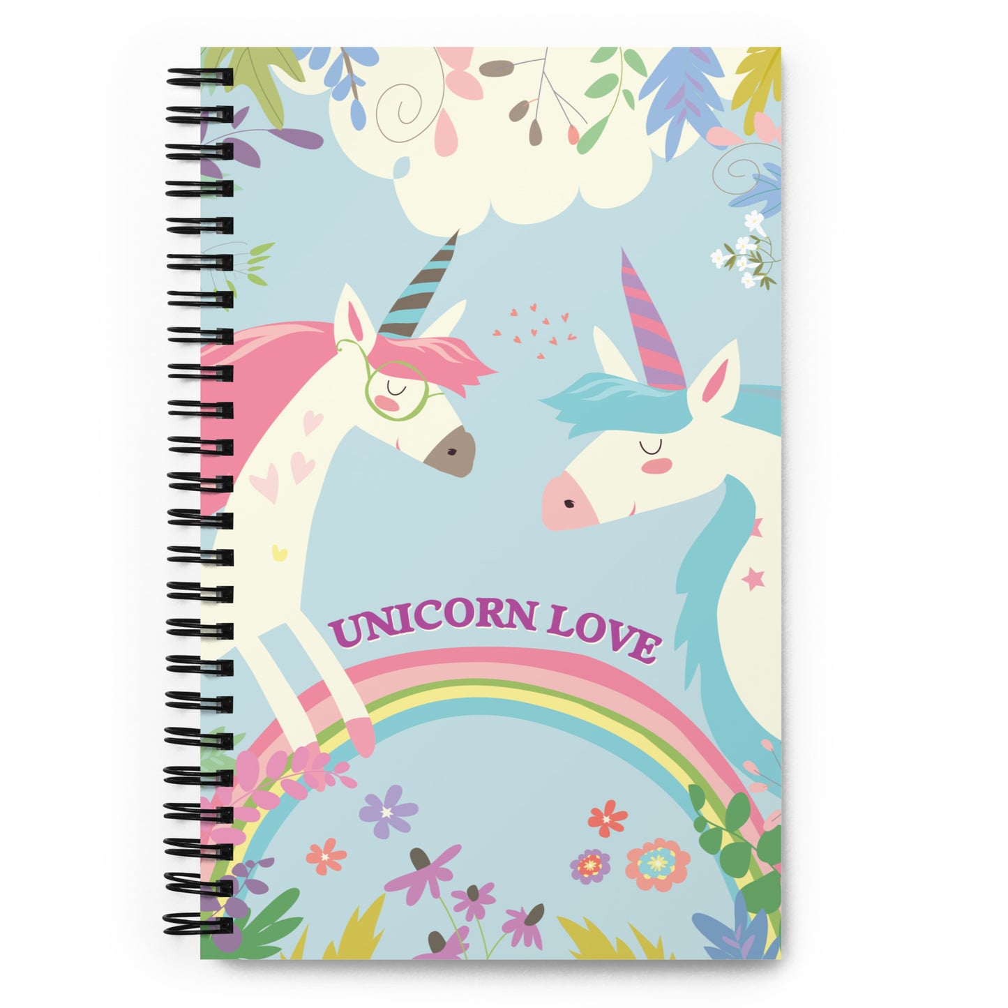 Unicorn Love Spiral Notebook