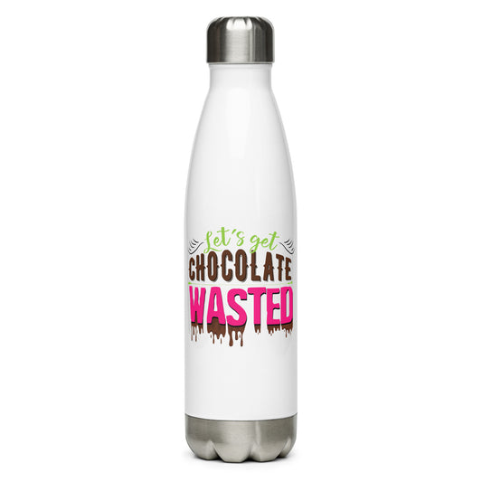 Chocolate Wasted Stainless Steel Water Bottle