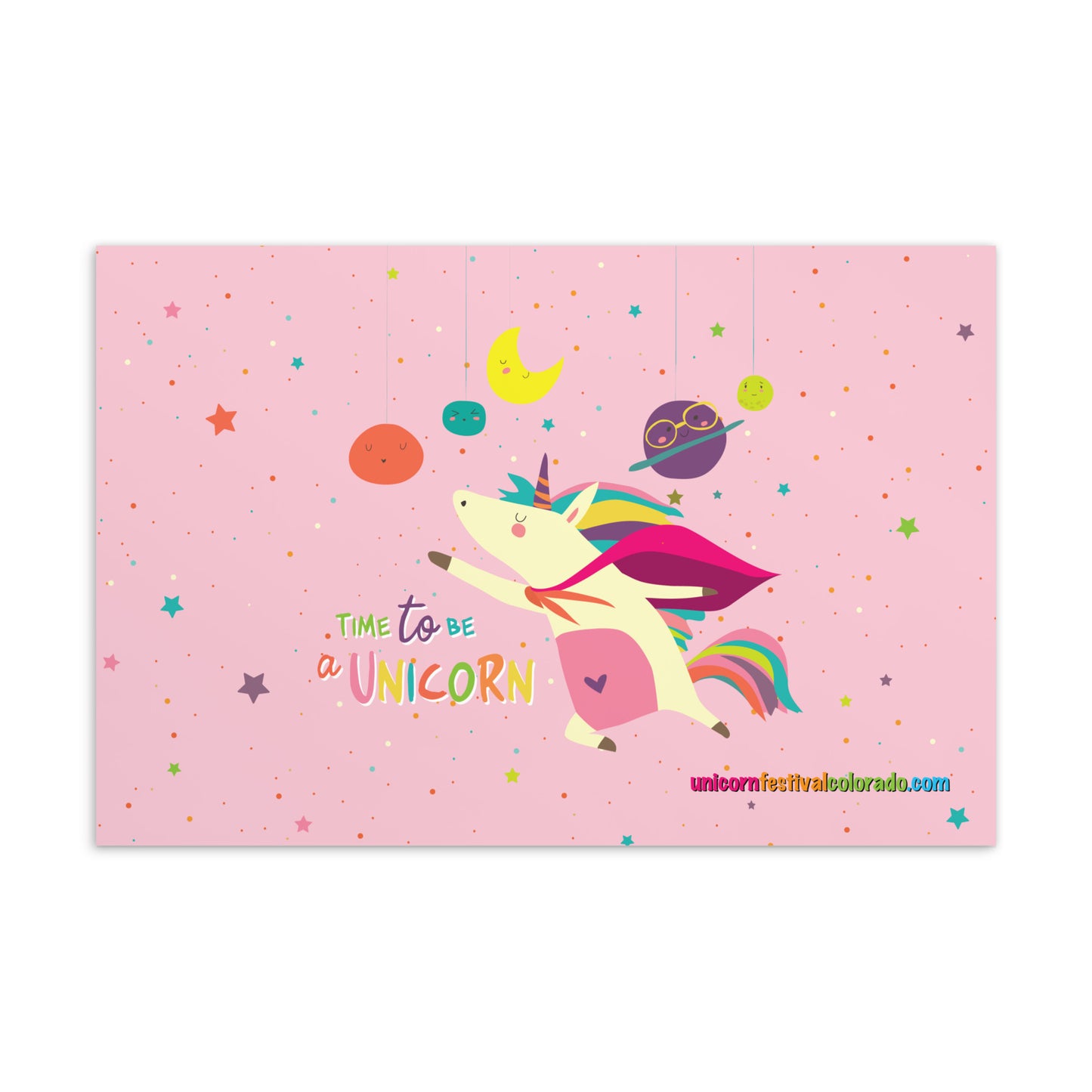 Time to be a Unicorn Postcard