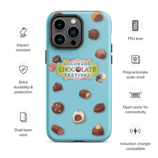 Chocolate Festival Blue Tough Case for iPhone®