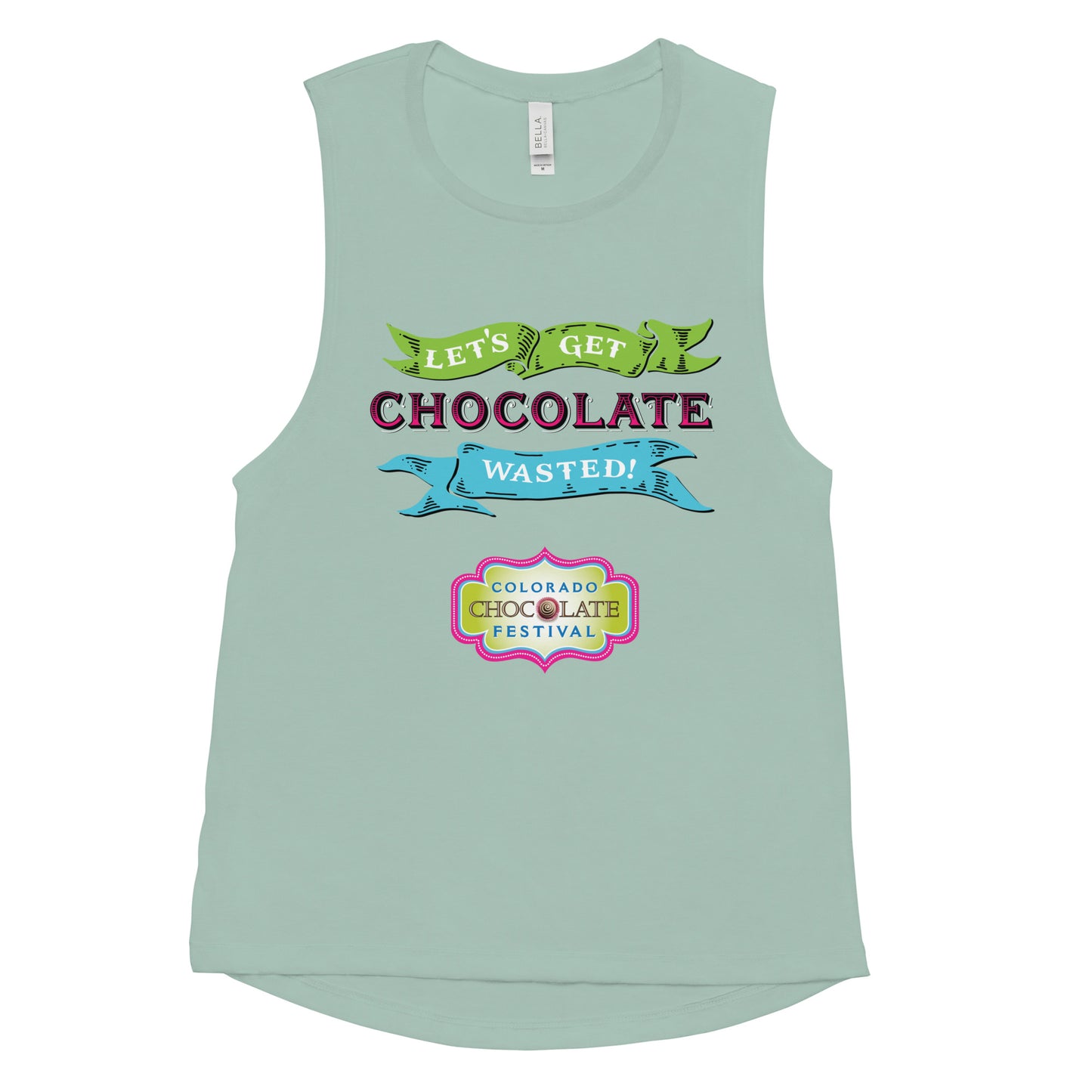 Chocolate Wasted Ladies’ Muscle Tank